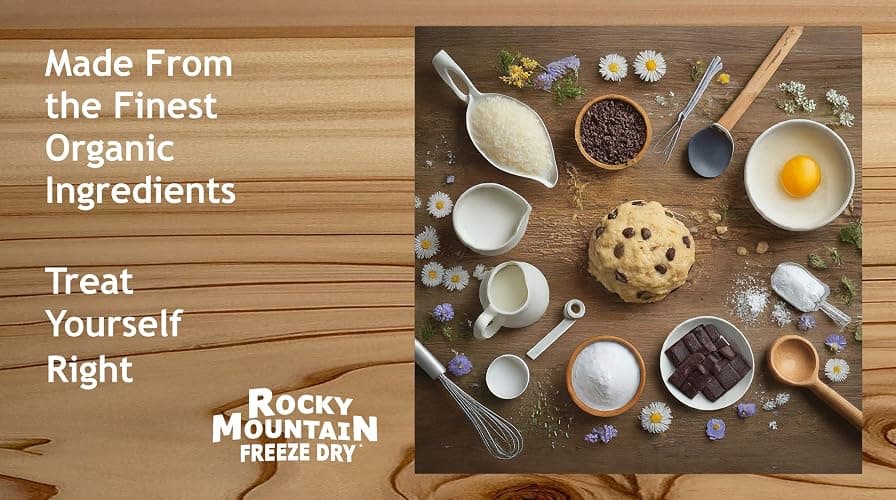 Freeze Dried Ice Cream – Cookie Dough Ice Cream That Doesn’t Melt – Crunchy Creamy Snack – Clean Ingredients – Shelf-Stable Treat – Rocky Mountain Freeze Dry (1 OZ, Chocolate Chip Cookie Dough) thumbnail 4