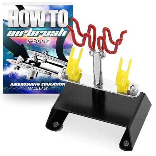 PointZero Four Station Airbrush Tabletop Stand Holder - Image 1