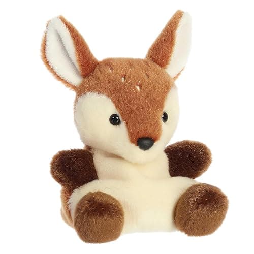 Aurora® Adorable Palm Pals™ Dalia Fawn™ Stuffed Animal - Fun Collectible Plush for Kids and Adult Collectors - Perfect for Decorating Rooms and Birthday Gifts - Brown 5 Inches thumbnail 2