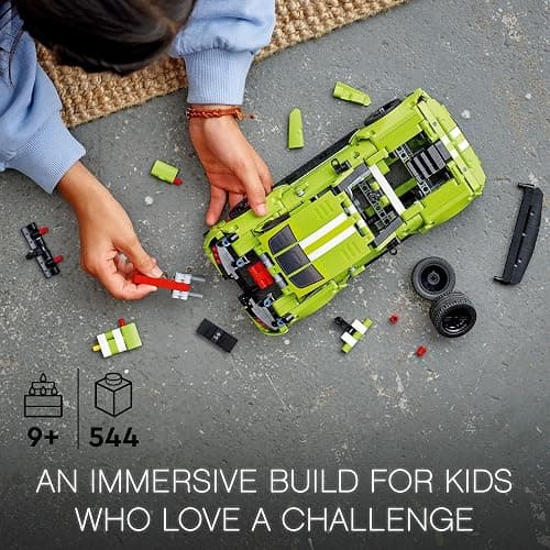 LEGO Technic Ford Mustang Shelby GT500 Toy Car - Building Toy for Boys & Girls, Ages 9+ Years - Pull Back Car W/AR App for Pretend Play - Gift Ideas - 42138 thumbnail 3