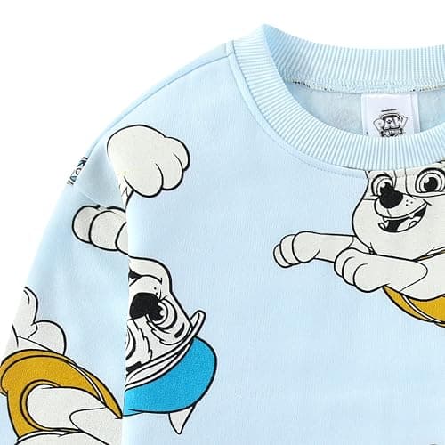 Paw Patrol Nickelodeon Marshall Chase Rubble Boys Sweatshirt and Pants 2 Piece Set for Toddler and Little Kids thumbnail 4