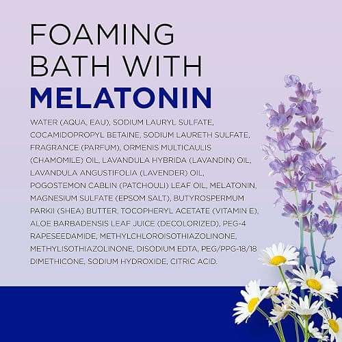Dr Teal's Foaming Bath with Pure Epsom Salt, Melatonin Sleep Soak with Essential Oil Blend, 34 fl oz (Pack of 4) thumbnail 10