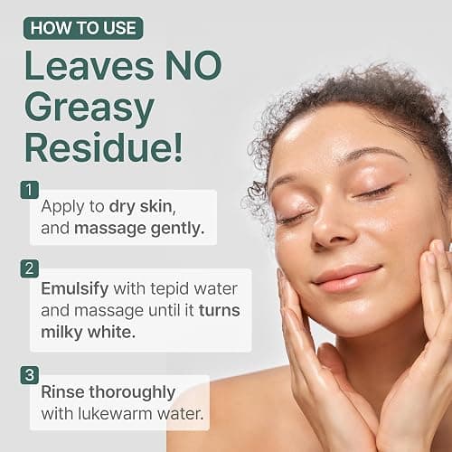 Illiyoon Gentle Deep Cleansing Oil | Lightweight Facial Cleanser with Coconut Oil & AHA/BHA for Makeup, Fragrance-Free, Sebum & Blackhead Removal, Korean Skin Care, 8.45 fl.oz. thumbnail 7