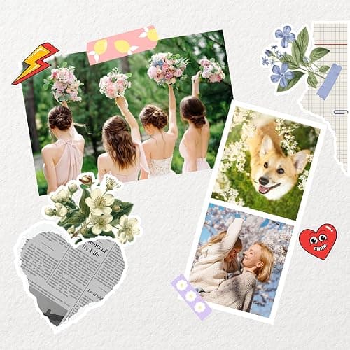 Kodak Mini 2 Retro 4PASS Portable Photo Printer, 2.1x3.4 inches, 38 Sheets Bundle, White thumbnail 8
