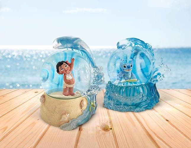 Disney Showcase Collection Stitch Surfing Waterball, Height 15cm thumbnail 5