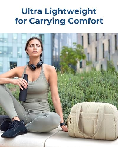 BAGSMART Gym Bag for Women, Duffle Bag for Travel with Wet Pocket, Lightweight Carry on Weekender Duffel, Water Resistant thumbnail 8