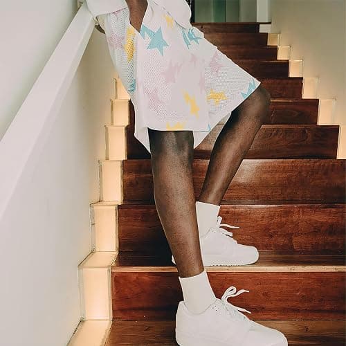 Eric Shorts Print Shorts Casual Workout Mesh Drawstring Basketball Running Short Pants Streetwear thumbnail 3