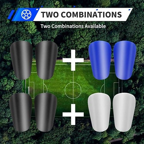 Motspo Soccer Extra Mini Shin Guards for Toddler Kids Youth and Adults - Ultra Miniature Shin Guards Soccer - Extra Small Shin Pads So Light and Comfortable thumbnail 5