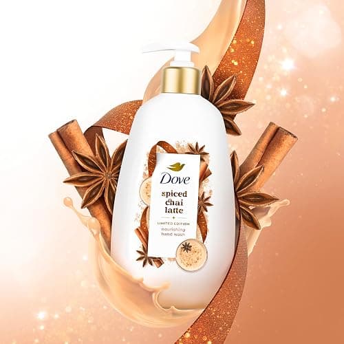 Dove Limited Edition Holiday Treats Liquid Hand Wash for Deep Nourishment Spiced Chai Latte 12 oz (Pack of 2) thumbnail 3