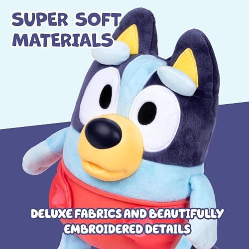 Bluey Care and Cuddle Soft Baby Toy Plush, 11”, Interactive Electronic Baby Plush Toy with 10 Different Sounds, Cuddly Soft Toys for Ages 3+ thumbnail 5