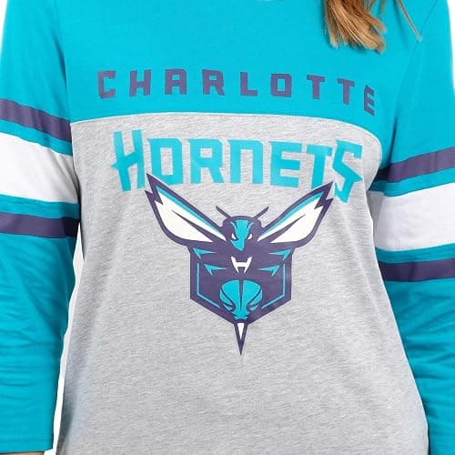 Ultra Game Women's NBA Official Standard T Raglan Baseball 3/4 Long Sleeve Tee Shirt thumbnail 3