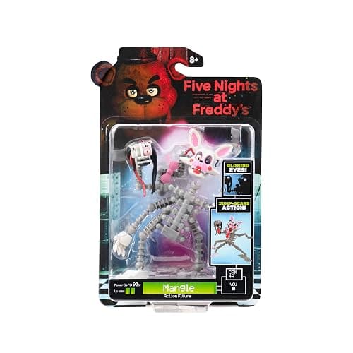 Jazwares Five Nights at Freddy’s Mangle - 5-Inch Articulated Figure with Jumpscare Feature and Glow-in-The-Dark Eyes thumbnail 4