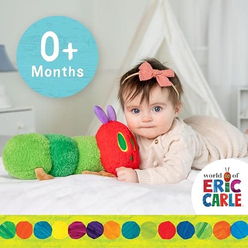 Eric Carle Very Hungry Caterpillar Cuteeze Extra Soft Plush Stuffed Animal Toy for Baby and Toddler Boys and Girls – 12 Inch Size thumbnail 4