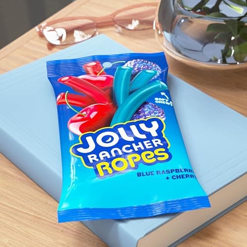 JOLLY RANCHER Ropes Blue Raspberry and Cherry Flavored Candy Bag, 6 oz (Pack of 2) thumbnail 7