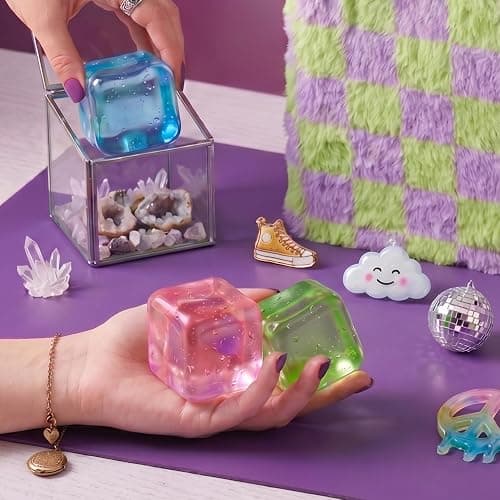 JOYIN 4 Pack Stress Cube, 2'' High Density Ice Cube Fidget Toy, Stress Relief with Slow Rising Sensory Squishy Toys for Kids Adults, Birthday Gifts, Party Favors, Classroom Prizes for Boys Girls thumbnail 2