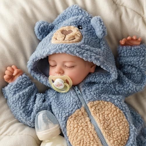 BABESIDE Lifelike Reborn Baby Dolls Boy - 18-Inch Soft Weighted Body Realistic-Newborn Baby Doll Soft Body Real Life Baby Dolls with Toy Accessories thumbnail 3