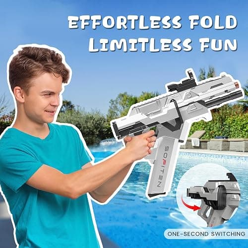 Fully Automatic Gel Ball Blaster Gun High Speed 180+ FPS Electric Gel Gun for Outdoor Shooting Game Summer Gifts Ages 14 & Up thumbnail 5