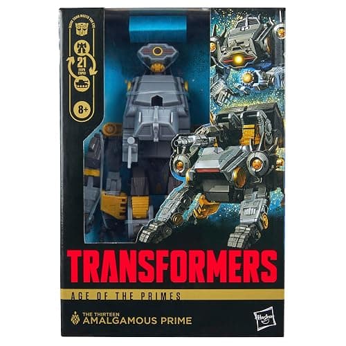 Transformers Age of The Primes The Thirteen Amalgamous Prime, Voyager Class 5.5-Inch Converting Action Figure, Robot Toys for Ages 8+ thumbnail 2