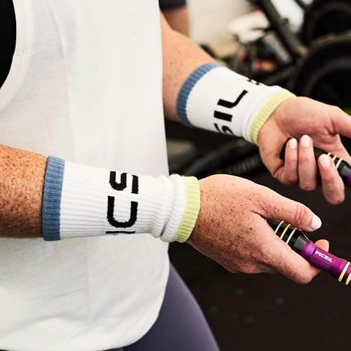 PICSIL - Cotton Sports Wristbands | Absorbent and Breathable | Ideal for Gym, Cross Training, Running and Tennis | Use with Grips | Unisex Design | thumbnail 7