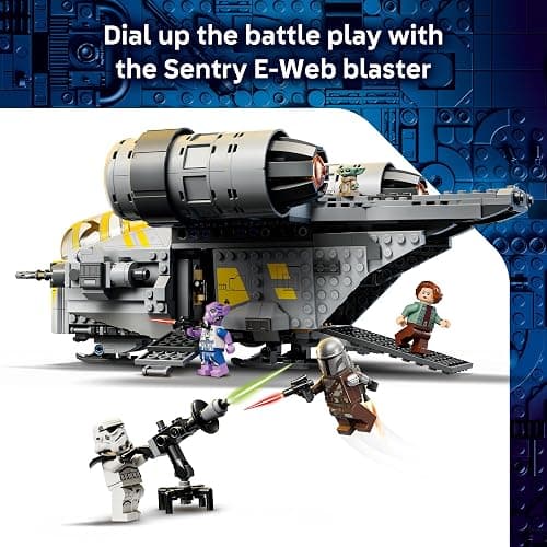 LEGO Star Wars: The Mandalorian and Grogu The Razor Crest Building Toy - Build and Display Set for Boys & Girls, Ages 10+ - Star Wars Gifts for Birthdays & Fans - 75447 thumbnail 4