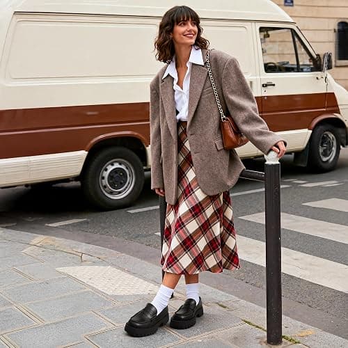 DREAM PAIRS Loafers for Women Platform Chunky Penny Loafer Lug Sole Comfortable Slip On Dressy Casual Work Business Office Shoes thumbnail 2