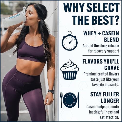 PEScience Select Protein Powder, Chocolate Truffle, 27 Servings | Whey and Casein Blend, Gluten Free, Lean Protein Powder, Low Calorie, Low Carb, Keto Friendly thumbnail 3