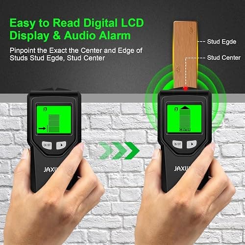 Stud Finder - 5 in 1 Pipe Locators w/Smart Chip and HD LCD Display, Stud Detector Wall Scanner for the Center and Edge of Wood AC Wire Metal Studs Joist thumbnail 5