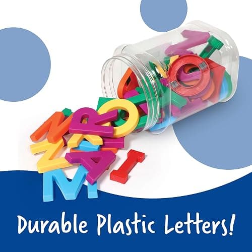 Learning Resources Jumbo Magnetic Uppercase Letters - Magnetic ABC, Alphabet Recognition for Preschoolers, Phonics and Spelling, Classroom, Teach Toddler Reading, Educational Toy, Gifts for Kids thumbnail 4
