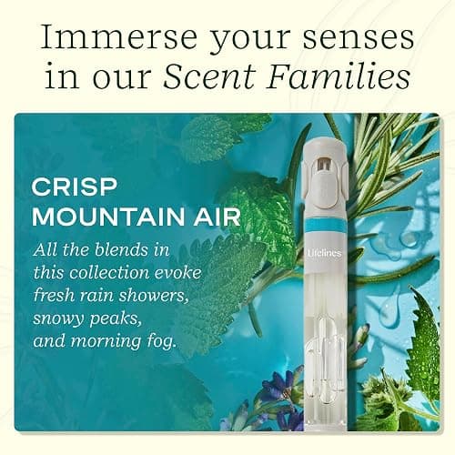 Lifelines Pen Diffuser, Crisp Mountain Air, 1mm Black Ballpoint Pen | Ballpoint Pen with Scented Essential Oil Blends – Aromatherapy Diffuser & Sensory Immersion Diffuse Aroma As You Write thumbnail 4