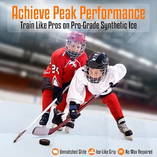 ArcticGlide Synthetic Ice Panels Pro, Easy-to-Assemble, Expandable Artificial Rink, Indoors/Outdoors - Hockey Training thumbnail 2