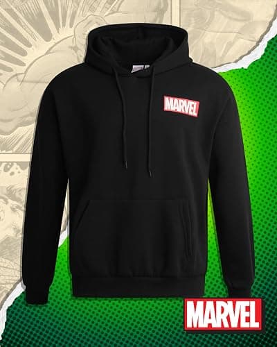 Marvel Spider-Man Mens Graphic Hoodies - Breathable Soft Fleece Cotton-Blend Pullover Sweatshirt Hoodies for Men thumbnail 6