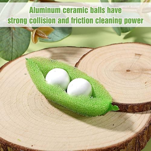 HJZHII 3pcs Beans Bottle Cleaner Sponge, Magic Beans Shaped Bottle Cleaning | Reusable Bottle Sponge Bean Heat Resistance Bottle Brush Internal Cleaning Tools for Small Mouth thumbnail 4