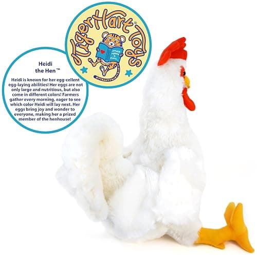 TigerHart Ruckford the Rooster | 18 Inch Large Chicken Stuffed Animal Plush Rooster Toys thumbnail 3