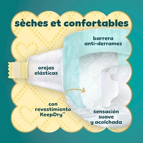 Pampers Swaddlers Diapers, Size 1, Absorbent, Keeps Baby Dry and Comfortable, Skin Safe Disposable Baby Diaper, 1 Pack (Count of 160) thumbnail 14