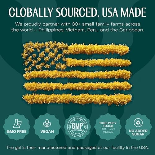 TrueSeaMoss Sea Moss Gel – Made in USA – Wildcrafted Seamoss, Fruits & Jarred Vegetables – Blue Spirulina, Pack of 1 (Labels may Vary) thumbnail 7