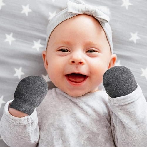 Geyoga 6 Pairs Newborn Baby Mittens No Scratch Gloves Infant Toddler Anti Scratch Essentials Unisex for 3-9 Months Girls Boys thumbnail 6