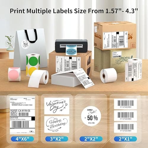Bluetooth Thermal Shipping Label Printer thumbnail 4