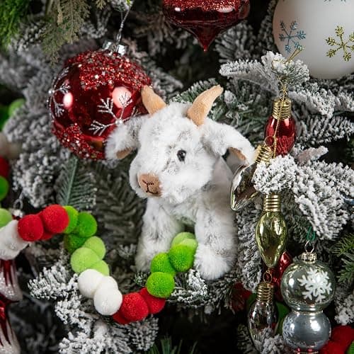 The Petting Zoo Goat Stuffed Animal Plushie, Gifts for Kids, Wild Onez Babiez Farm Animals, Goat Plush Toy 6 inches thumbnail 7