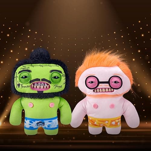 Fuggler Fugg Stars 9-Inch Plush Toy (Rhymer Mcslimer) by ZURU – Funny Ugly Monster Stuffed Animal with Human-Like Teeth, Collectible Plush for Kids, Tweens, Teens, Adults & Plush Fans thumbnail 5
