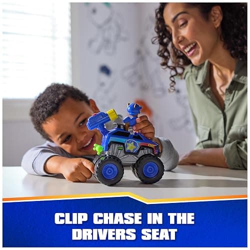 PAW Patrol: Rescue Wheels Chase’s Cruiser, Toy Truck with Projectile Launcher and Collectible Action Figure, Kids Toys for Boys & Girls Ages 3 and up thumbnail 7
