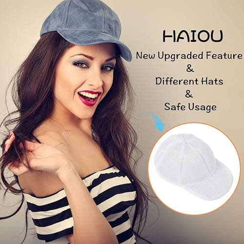 Hat Washer Cage Hat Cleaner for Baseball Caps Fit for Adults and Kids Hats, White thumbnail 7