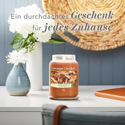 Yankee Candle Duftkerze im Glas (groß) | Cinnamon Stick | Kerze mit langer Brenndauer bis zu 150 Stunden | Perfekte Geschenke für Frauen thumbnail 2