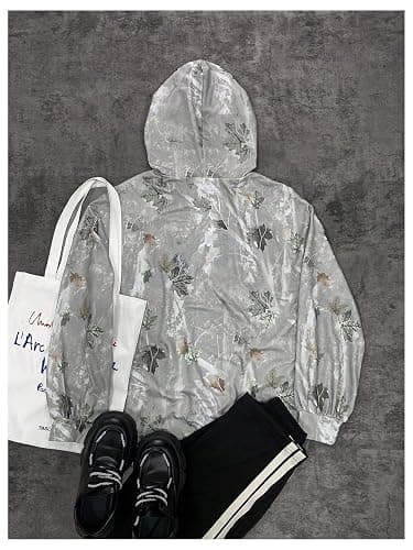 RoseSeek Women's Leopard Print Hoodies Long Sleeve Drawstring Cheetah Hoodies Y2k 90s Hooded Sweatshirt thumbnail 2