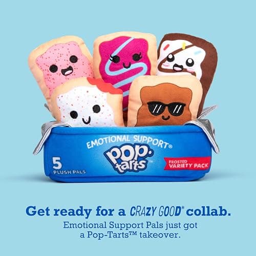 Pop-Tarts™ Emotional Support by Relatable, Snack-Inspired Pals, Full of Bite-Sized Plushies and Cute Stuff, Unexpected Funny Gifts for Loved Ones, Includes 5 Plush Pals with Plush Box thumbnail 4