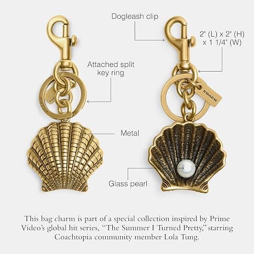 Coach for The Summer I Turned Pretty Shell Bag Charm thumbnail 3