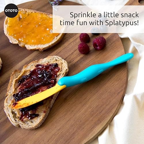 OTOTO Splatypus Jar Spatula for Scooping and Scraping - Unique Fun Cooking Kitchen Gadgets for Foodies - BPA-free & 100% Food Safe - Crepe Spreader thumbnail 7