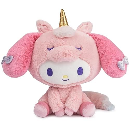 GUND Sanrio My Melody Unicorn Plush Toy, Premium Stuffed Animal for Ages 1 and Up, Pink, 9.5” - Image 1