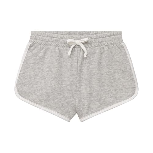 BTween Girls 4 Piece Active Performance Dolphin Shorts with Faux Drawstring, Sports Running Shorts for Kids thumbnail 3