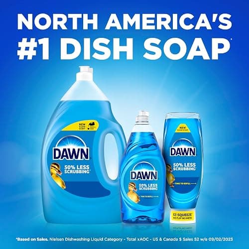 Dawn Dish Soap Ultra Dishwashing Liquid, Dish Soap Refill, Dish Detergent Liquid, Original Scent, 56 Fl Oz (Pack of 2) thumbnail 8
