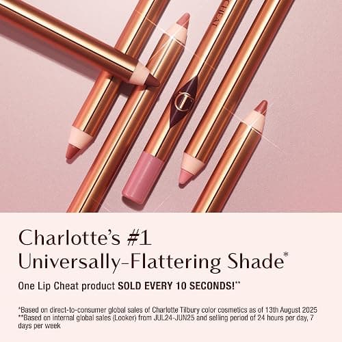 Charlotte Tilbury Lip Cheat Lip Liner Pencil - Gives Lips a Fuller-Looking, Defined Pout - Enriched with Jojoba Oil & Hyaluronic Acid - Waterproof, Smudge-Proof & Transfer-Proof thumbnail 3